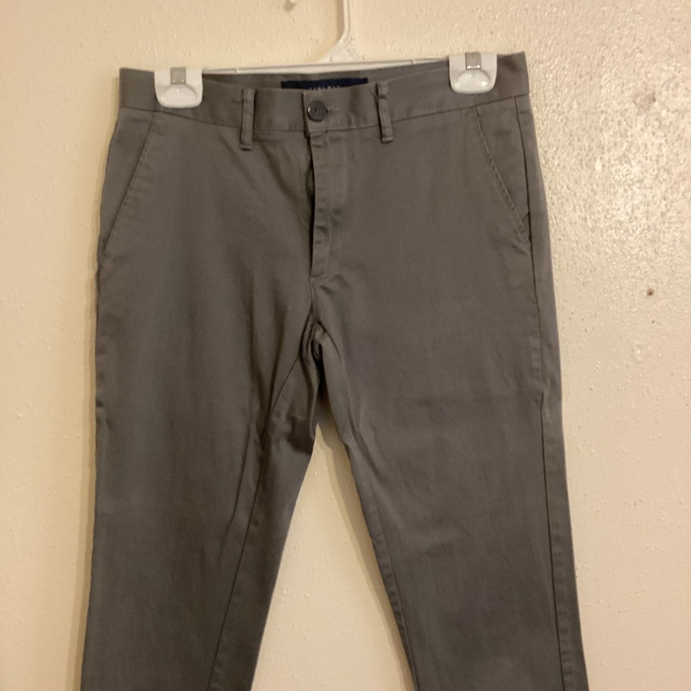 Women’s Zara Man Causal Pants Flat Front Slim Fit Size 11 Medium